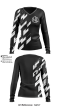 New Life Nashville 419223 Women's Long Sleeve V-neck Shirt - 1