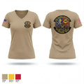 DET OL-B 74906767 Women's Short Sleeve V-neck Shirt - 1