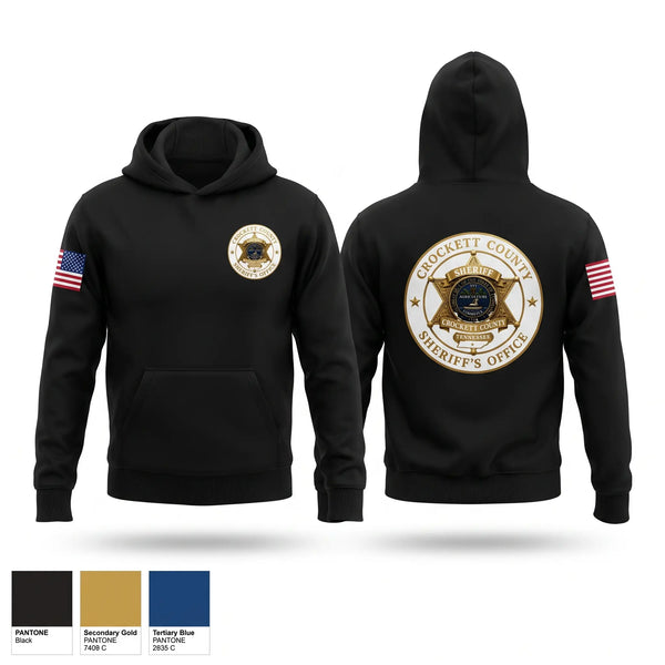 Hoodie, Crockett County Sheriffs Office, Police, Teamtime, Team time, sublimation, custom sports apparel, team uniforms, spirit wear, spiritwear, sports uniforms, custom shirts, team store, custom team store, fundraiser sports, apparel fundraiser