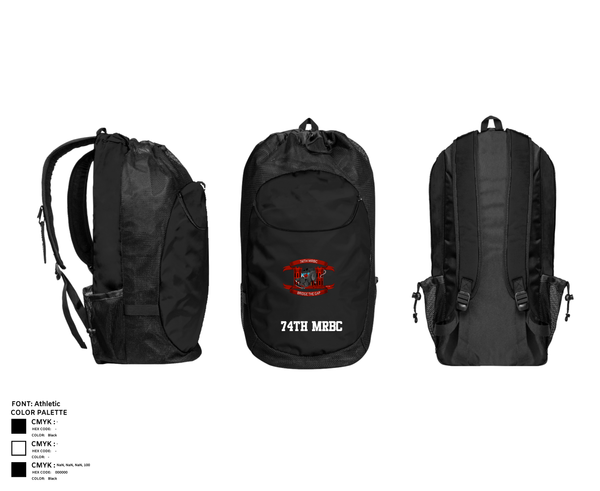 Gear Bag, 74th MRBC, , Teamtime, Team time, sublimation, custom sports apparel, team uniforms, spirit wear, spiritwear, sports uniforms, custom shirts, team store, custom team store, fundraiser sports, apparel fundraiser