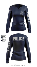 96 SFS / Eglin Police Women's Long Sleeve V-neck Shirt - 6