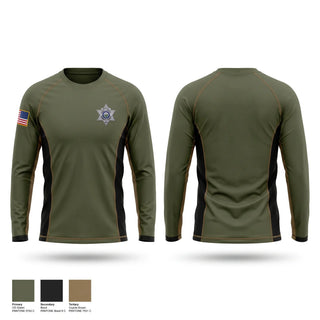 Long Sleeve Performance Shirt, Knox County Sheriff ME, Police, Teamtime, Team time, sublimation, custom sports apparel, team uniforms, spirit wear, spiritwear, sports uniforms, custom shirts, team store, custom team store, fundraiser sports, apparel fundraiser