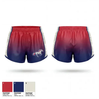 Womens Shorts, Plaza Park, Track & Field, Teamtime, Team time, sublimation, custom sports apparel, team uniforms, spirit wear, spiritwear, sports uniforms, custom shirts, team store, custom team store, fundraiser sports, apparel fundraiser