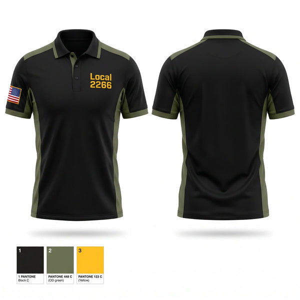 Short Sleeve Performance Polo, Local 2266, Police, Teamtime, Team time, sublimation, custom sports apparel, team uniforms, spirit wear, spiritwear, sports uniforms, custom shirts, team store, custom team store, fundraiser sports, apparel fundraiser