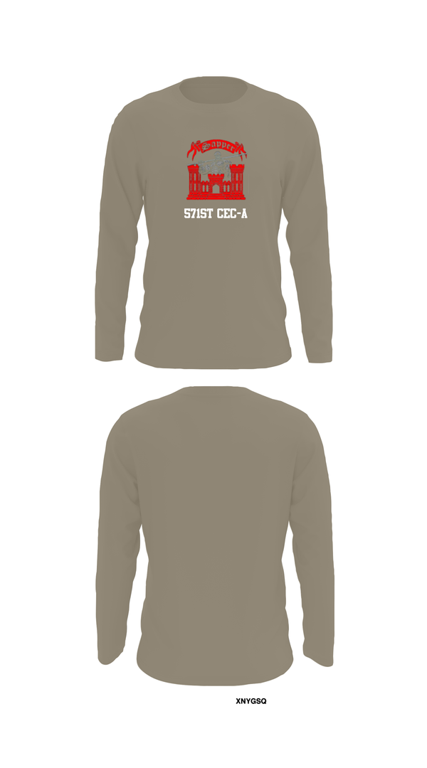 Long Sleeve Performance Shirt, 571st CEC-A, , Teamtime, Team time, sublimation, custom sports apparel, team uniforms, spirit wear, spiritwear, sports uniforms, custom shirts, team store, custom team store, fundraiser sports, apparel fundraiser