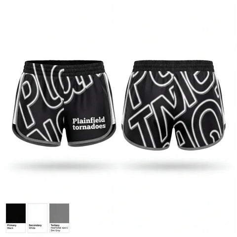 Womens Shorts, Plainfield tornadoes, Baseball, Teamtime, Team time, sublimation, custom sports apparel, team uniforms, spirit wear, spiritwear, sports uniforms, custom shirts, team store, custom team store, fundraiser sports, apparel fundraiser