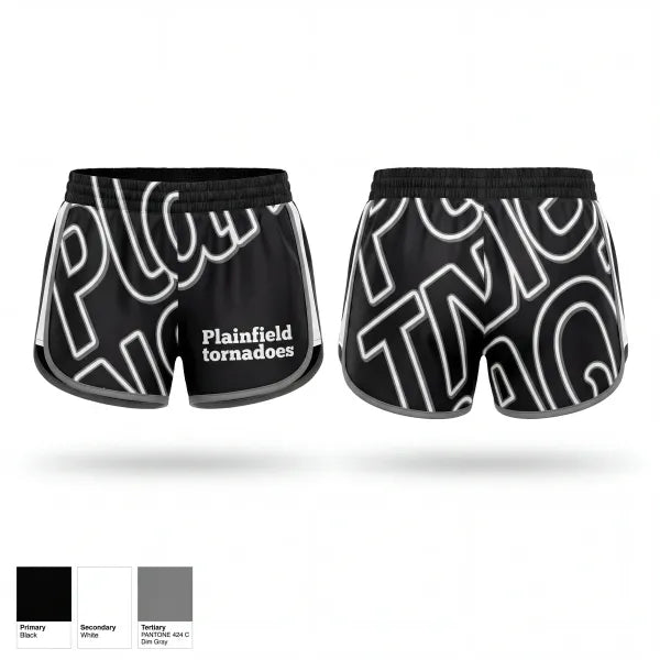 Womens Shorts, Plainfield tornadoes, Baseball, Teamtime, Team time, sublimation, custom sports apparel, team uniforms, spirit wear, spiritwear, sports uniforms, custom shirts, team store, custom team store, fundraiser sports, apparel fundraiser