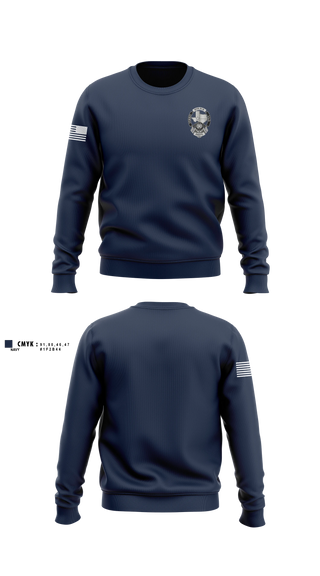 Crew Neck Sweatshirt, Ferris ISD Police Department, Police, Teamtime, Team time, sublimation, custom sports apparel, team uniforms, spirit wear, spiritwear, sports uniforms, custom shirts, team store, custom team store, fundraiser sports, apparel fundraiser