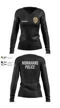 WARD COUNTY SRT 34781725 Women's Long Sleeve V-neck Shirt - 16
