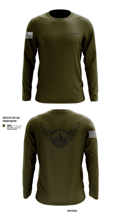 NYFO SRT 11963452 Long Sleeve Performance Shirt 500