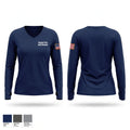 Barnet Fire and Rescue Women's Long Sleeve V-neck Shirt - 1