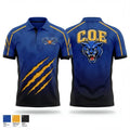 C.O.E Blue Panthers 82032063 Short Sleeve Performance Polo - 2