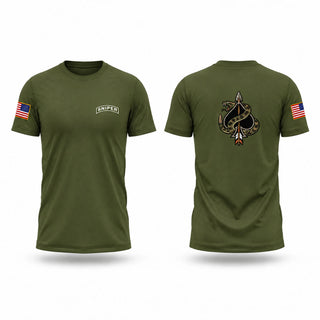 Old School Cotton Feel Shirt, 90th Ground Combat Training Squadron, Air Force, Teamtime, Team time, sublimation, custom sports apparel, team uniforms, spirit wear, spiritwear, sports uniforms, custom shirts, team store, custom team store, fundraiser sports, apparel fundraiser