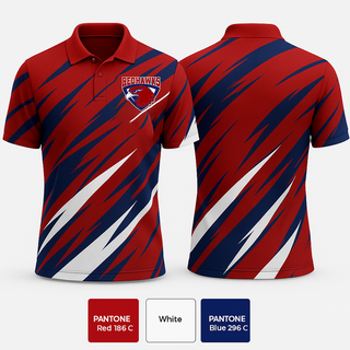Short Sleeve Performance Polo, Touchet Redhawks Basketball, Men's Basketball, Teamtime, Team time, sublimation, custom sports apparel, team uniforms, spirit wear, spiritwear, sports uniforms, custom shirts, team store, custom team store, fundraiser sports, apparel fundraiser