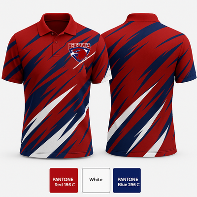 Touchet Redhawks Basketball 16435101 Short Sleeve Performance Polo - 1
