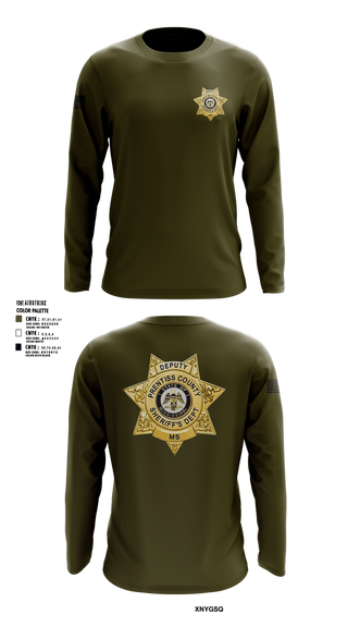 Long Sleeve Performance Shirt, Prentiss county sheriff department, Police, Teamtime, Team time, sublimation, custom sports apparel, team uniforms, spirit wear, spiritwear, sports uniforms, custom shirts, team store, custom team store, fundraiser sports, apparel fundraiser