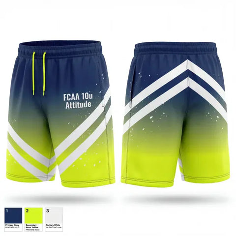 Athletic Shorts With Pockets, FCAA 10u Attitude, Softball, Teamtime, Team time, sublimation, custom sports apparel, team uniforms, spirit wear, spiritwear, sports uniforms, custom shirts, team store, custom team store, fundraiser sports, apparel fundraiser