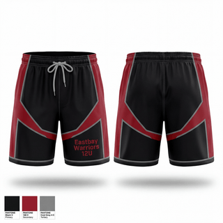 Athletic Shorts With Pockets, Eastbay Warriors 12U, , Teamtime, Team time, sublimation, custom sports apparel, team uniforms, spirit wear, spiritwear, sports uniforms, custom shirts, team store, custom team store, fundraiser sports, apparel fundraiser