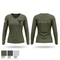 Gila County Regional SWAT Women's Long Sleeve V-neck Shirt - 1