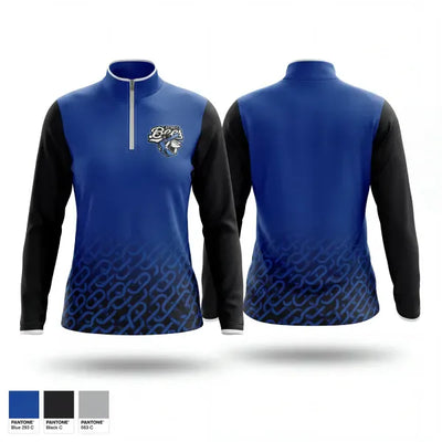 Detroit Bees 47252645 Quarter Zip Jacket - 1