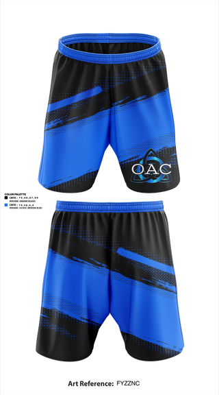 Athletic Shorts With Pockets, OA Cheerleading, Cheer, Teamtime, Team time, sublimation, custom sports apparel, team uniforms, spirit wear, spiritwear, sports uniforms, custom shirts, team store, custom team store, fundraiser sports, apparel fundraiser