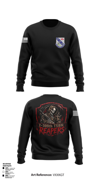 Crew Neck Sweatshirt, Reapers, Army, Teamtime, Team time, sublimation, custom sports apparel, team uniforms, spirit wear, spiritwear, sports uniforms, custom shirts, team store, custom team store, fundraiser sports, apparel fundraiser