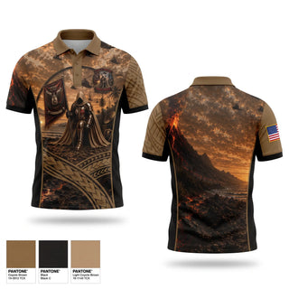 Short Sleeve Performance Polo, CRUSADERS, Army, Teamtime, Team time, sublimation, custom sports apparel, team uniforms, spirit wear, spiritwear, sports uniforms, custom shirts, team store, custom team store, fundraiser sports, apparel fundraiser