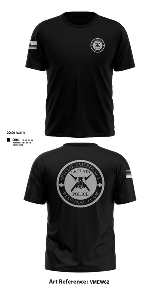 Short Sleeve Performance Shirt, La Plata Police Department, Police, Teamtime, Team time, sublimation, custom sports apparel, team uniforms, spirit wear, spiritwear, sports uniforms, custom shirts, team store, custom team store, fundraiser sports, apparel fundraiser