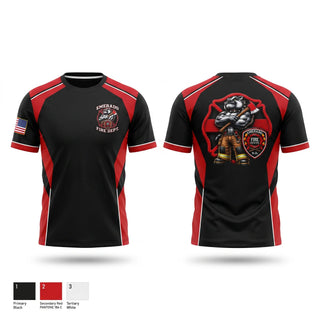 Short Sleeve Performance Shirt, Emerado Volunteer Fire Department, Fire Department, Teamtime, Team time, sublimation, custom sports apparel, team uniforms, spirit wear, spiritwear, sports uniforms, custom shirts, team store, custom team store, fundraiser sports, apparel fundraiser