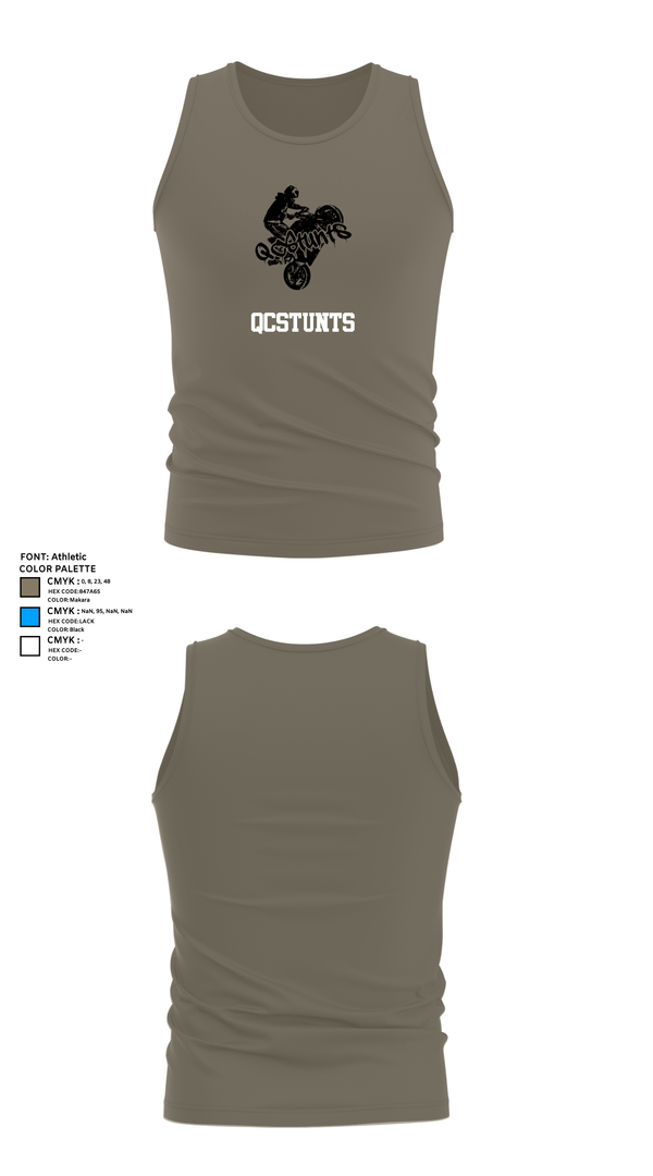 Tank Top, QCStunts, E-Sports, Teamtime, Team time, sublimation, custom sports apparel, team uniforms, spirit wear, spiritwear, sports uniforms, custom shirts, team store, custom team store, fundraiser sports, apparel fundraiser
