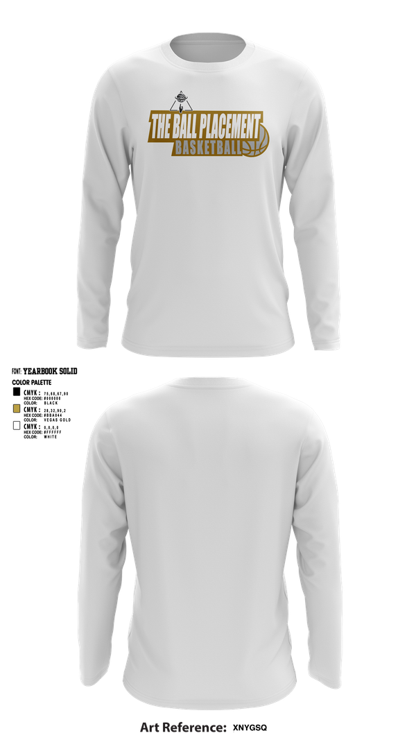 Long Sleeve Performance Shirt, Ball Placement, Men's Basketball, Teamtime, Team time, sublimation, custom sports apparel, team uniforms, spirit wear, spiritwear, sports uniforms, custom shirts, team store, custom team store, fundraiser sports, apparel fundraiser
