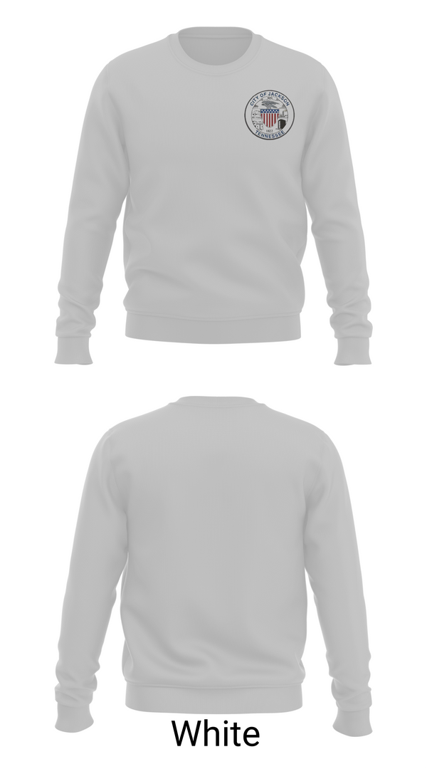 Crew Neck Sweatshirt, City of Jackson, TN, , Teamtime, Team time, sublimation, custom sports apparel, team uniforms, spirit wear, spiritwear, sports uniforms, custom shirts, team store, custom team store, fundraiser sports, apparel fundraiser