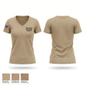 Plano Army Recruiting Company Women's Short Sleeve V-neck Shirt - 1