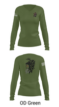 101st airborne 1-327 35416174 Women's Long Sleeve V-neck Shirt - 57