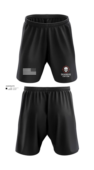 Athletic Shorts With Pockets, DEADEYE UNION, , Teamtime, Team time, sublimation, custom sports apparel, team uniforms, spirit wear, spiritwear, sports uniforms, custom shirts, team store, custom team store, fundraiser sports, apparel fundraiser