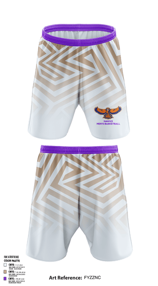 Athletic Shorts With Pockets, Hawks, Men's Basketball, Teamtime, Team time, sublimation, custom sports apparel, team uniforms, spirit wear, spiritwear, sports uniforms, custom shirts, team store, custom team store, fundraiser sports, apparel fundraiser