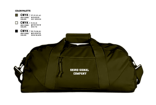 Duffle Bag, 593rd Signal Company, Army, Teamtime, Team time, sublimation, custom sports apparel, team uniforms, spirit wear, spiritwear, sports uniforms, custom shirts, team store, custom team store, fundraiser sports, apparel fundraiser