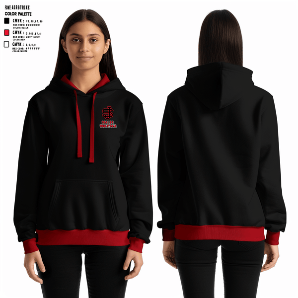 Hoodie, San Jon High School Volleyball, Women's Volleyball, Teamtime, Team time, sublimation, custom sports apparel, team uniforms, spirit wear, spiritwear, sports uniforms, custom shirts, team store, custom team store, fundraiser sports, apparel fundraiser