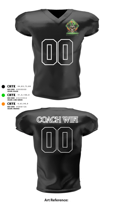 Football Jersey, Washington park, Football, Teamtime, Team time, sublimation, custom sports apparel, team uniforms, spirit wear, spiritwear, sports uniforms, custom shirts, team store, custom team store, fundraiser sports, apparel fundraiser