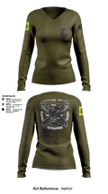 307TH Military Police Company 95358233 Women's Long Sleeve V-neck Shirt - 1