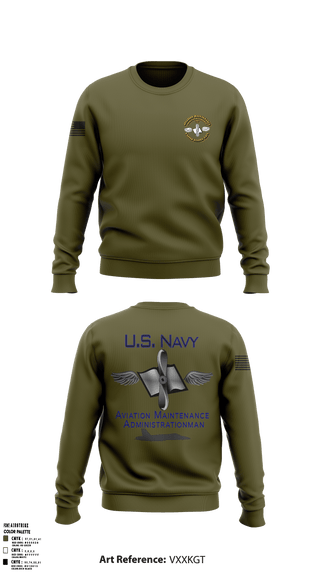 Crew Neck Sweatshirt, Aviation Maintenance Administration, , Teamtime, Team time, sublimation, custom sports apparel, team uniforms, spirit wear, spiritwear, sports uniforms, custom shirts, team store, custom team store, fundraiser sports, apparel fundraiser