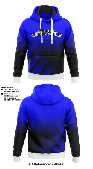 Hoodie, Stockton Storm Cyclones, Women's Soccer, Teamtime, Team time, sublimation, custom sports apparel, team uniforms, spirit wear, spiritwear, sports uniforms, custom shirts, team store, custom team store, fundraiser sports, apparel fundraiser