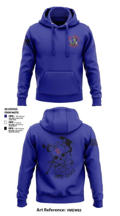 386th ECES/CEF 44039063 Hoodie - 2