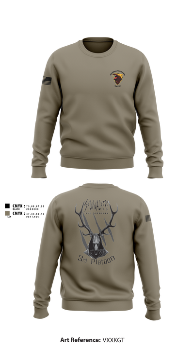 3rd Platoon 72140554 Crew Neck Sweatshirt - 7
