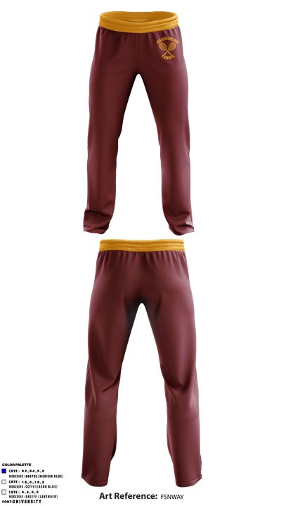 Harrisburg High School Tennis 10971778 Sweatpants - 1