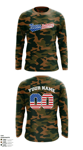 Long Sleeve Performance Shirt, We The People, Softball, Teamtime, Team time, sublimation, custom sports apparel, team uniforms, spirit wear, spiritwear, sports uniforms, custom shirts, team store, custom team store, fundraiser sports, apparel fundraiser