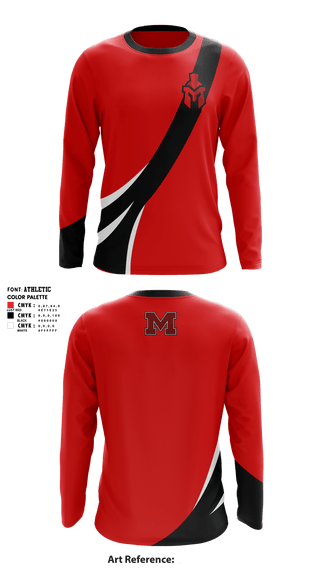 Long Sleeve Performance Shirt, Redmen, Spirit Store, Teamtime, Team time, sublimation, custom sports apparel, team uniforms, spirit wear, spiritwear, sports uniforms, custom shirts, team store, custom team store, fundraiser sports, apparel fundraiser