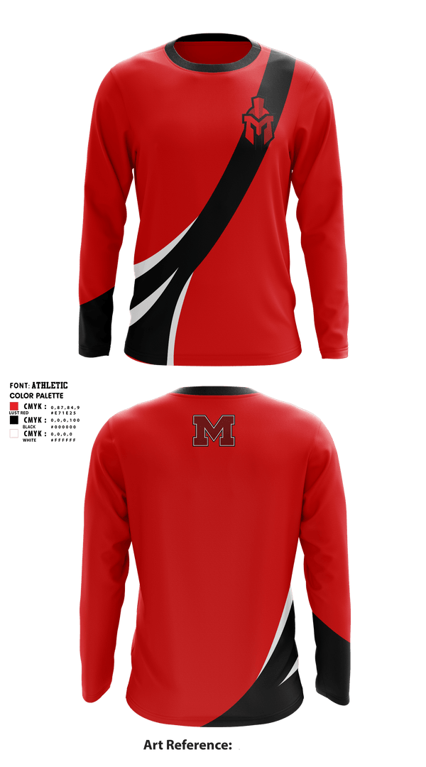 Long Sleeve Performance Shirt, Redmen, Spirit Store, Teamtime, Team time, sublimation, custom sports apparel, team uniforms, spirit wear, spiritwear, sports uniforms, custom shirts, team store, custom team store, fundraiser sports, apparel fundraiser
