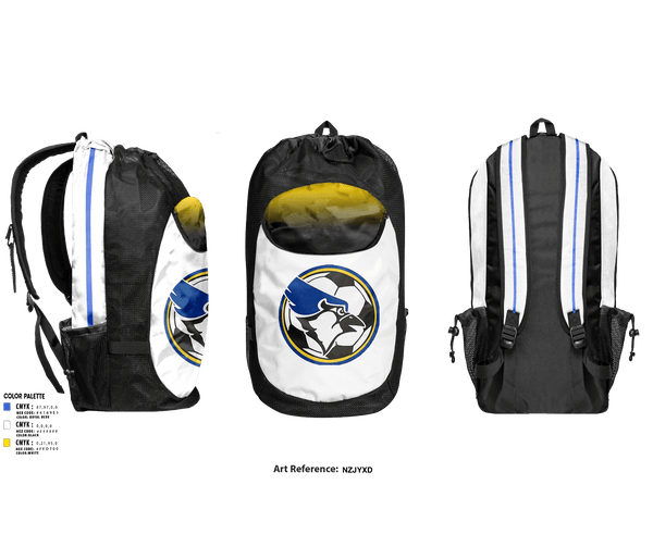 Gear Bag, waseca bluejays, Men's Soccer, Teamtime, Team time, sublimation, custom sports apparel, team uniforms, spirit wear, spiritwear, sports uniforms, custom shirts, team store, custom team store, fundraiser sports, apparel fundraiser