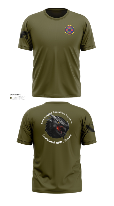 59th Surgical Operations Squadron 37744422 Old School Cotton Feel Shirt - 41